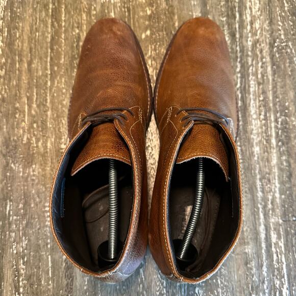Cole Haan Nike Air Lace-Up Ankle Boots Waterproof Leather Brown Men’s Size 11.5 main image 7